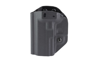 Black polymer concealed carry pistol holster