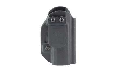 Black polymer concealed carry handgun holster