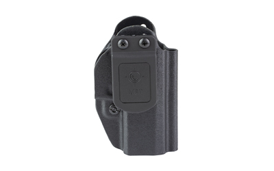 Black Kydex handgun holster with belt clip