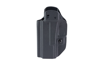 Black polymer concealed carry pistol holster
