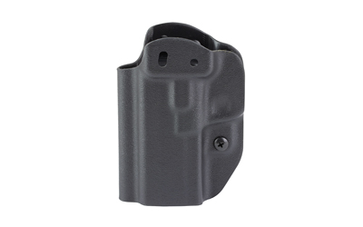 Black polymer concealed carry gun holster