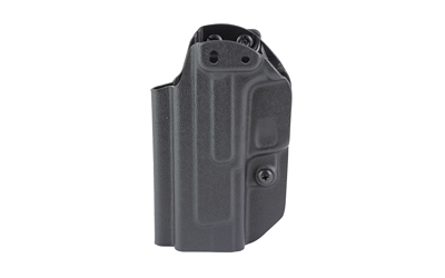 Black molded concealed carry pistol holster
