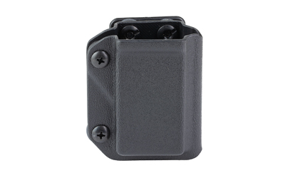 Black Kydex pistol magazine holster