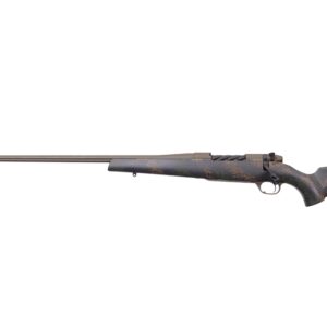 Bolt-action hunting rifle with camouflage stock