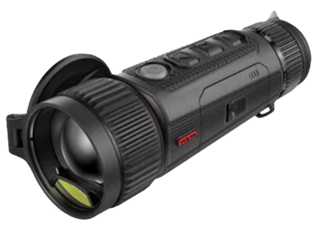 Handheld thermal imaging monocular device