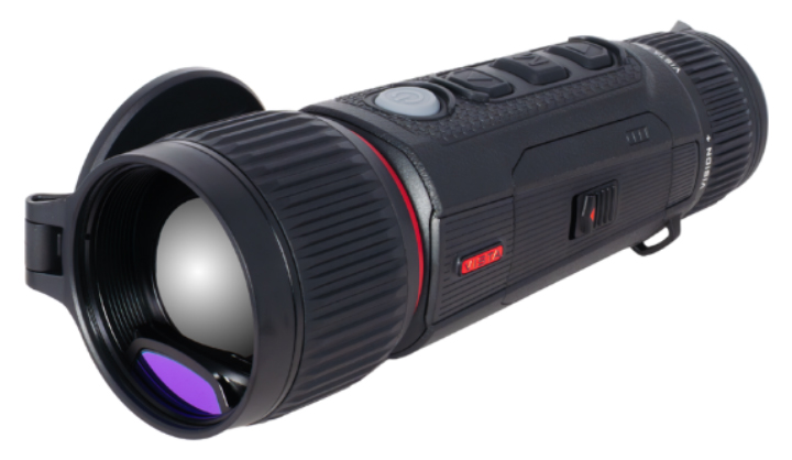 Handheld thermal imaging monocular device