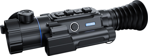 Black thermal imaging rifle scope device