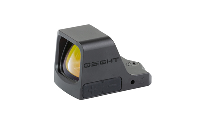 Compact red dot sight for firearms