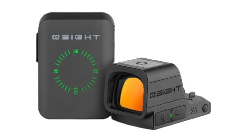Osight red dot sight with charging case