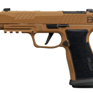 Sig Sauer P365 handgun in tan color