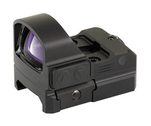 Compact black reflex red dot sight optic