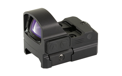 Compact black reflex red dot sight optic