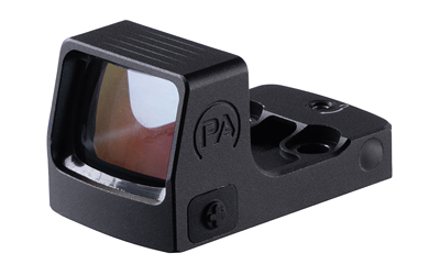 Compact black reflex red dot sight optic