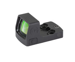 Compact black reflex red dot sight optic