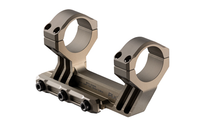 One-piece rifle scope mount with dual rings