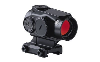 Compact black red dot sight optic with mount