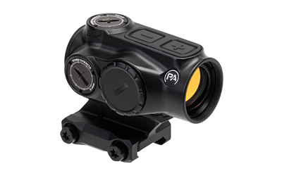 Compact black red dot rifle sight