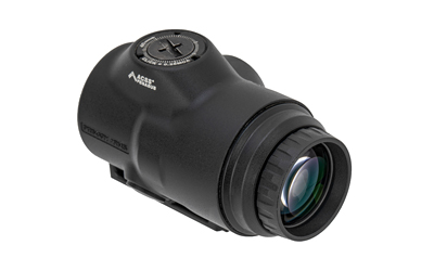 Compact black night vision monocular device