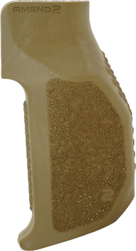 Tan textured pistol grip with grip panel