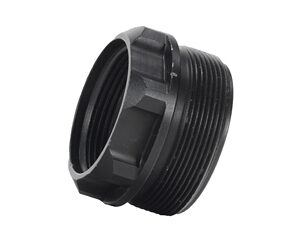 Black threaded connector part