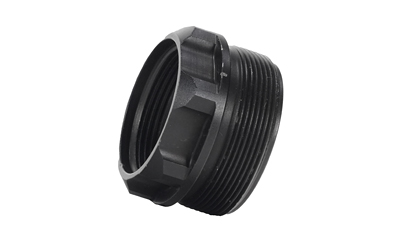 Black threaded connector part