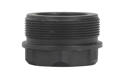 Black threaded pipe fitting