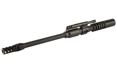 Rifle barrel with attached grenade launcher
