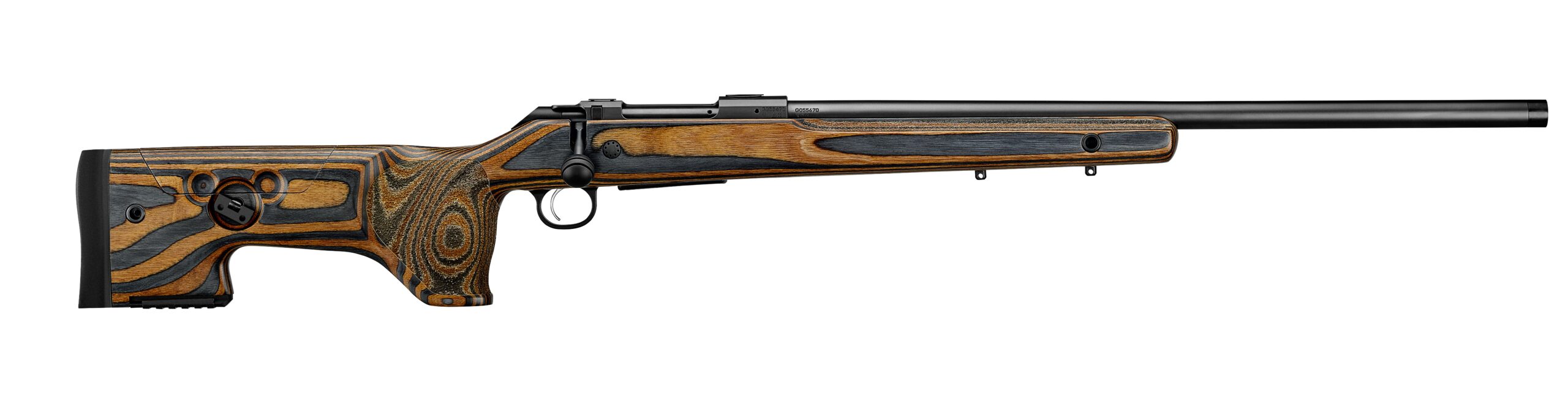Side view of a wooden rifle