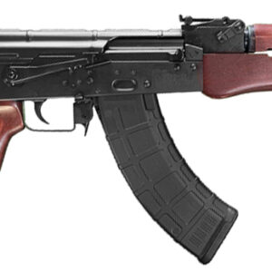 AK-47 style rifle with wooden stock