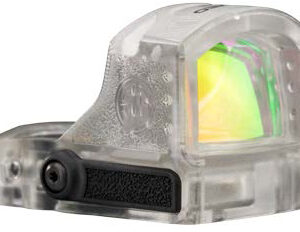 Compact transparent reflex sight for firearm