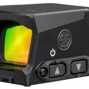 Compact reflex sight with green tinted lens