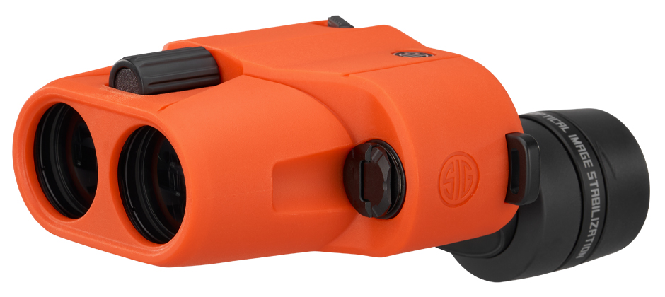 Orange laser rangefinder monocular device