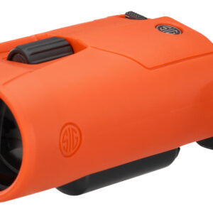 Orange image-stabilized binocular rangefinder device