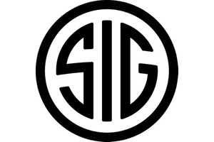 SIG logo in black and white