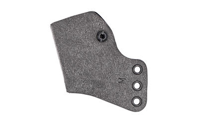 Gray textured metal bracket with three holes