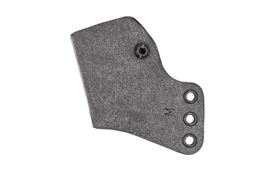 Black metal mounting bracket with three holes