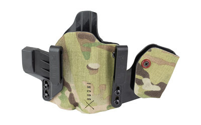 Camouflage concealed carry holster with magazine pouch