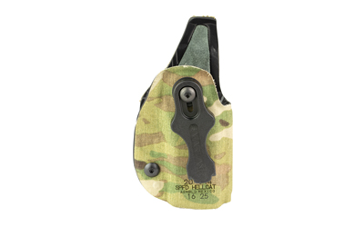 Camouflage concealed carry pistol holster with clip