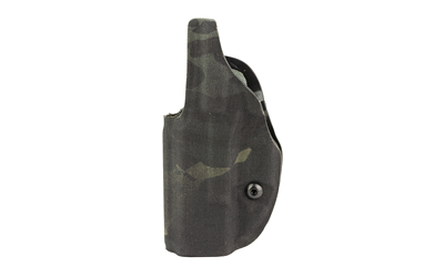 Black camouflage handgun holster on white background