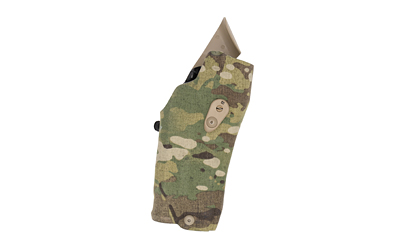 Camouflage tactical handgun holster with belt clip