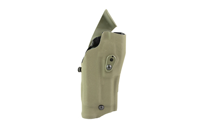 Tan Kydex handgun holster with belt clip