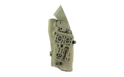 Green molded knife sheath with screws
