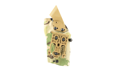 Beige prosthetic leg socket with mechanical components