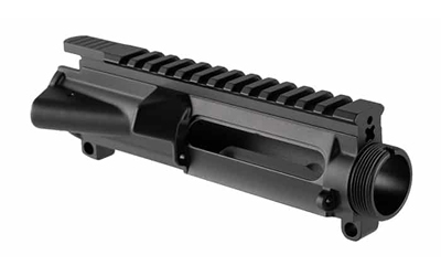 Black firearm upper receiver component