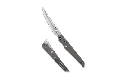 Modern folding pocket knife with detached handle scale