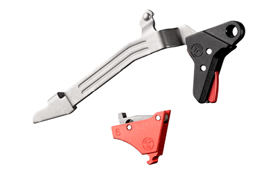 Firearm trigger components in metal and plastic