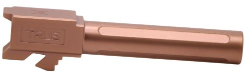Copper-colored pistol barrel component