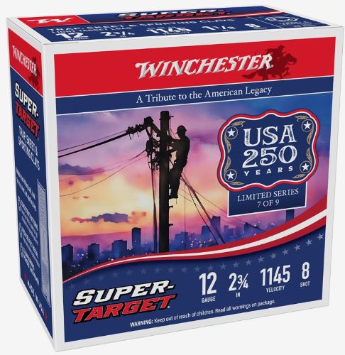 Winchester Super Target ammunition packaging design