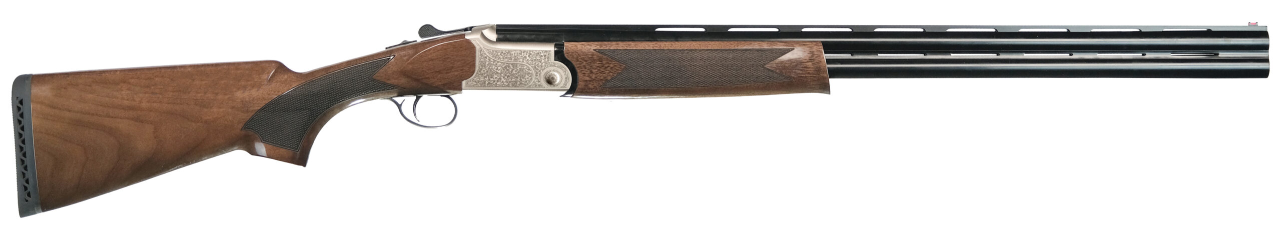 Side view of a shotgun firearm