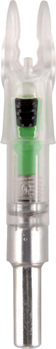 Clear insulated electrical connector with metal tip